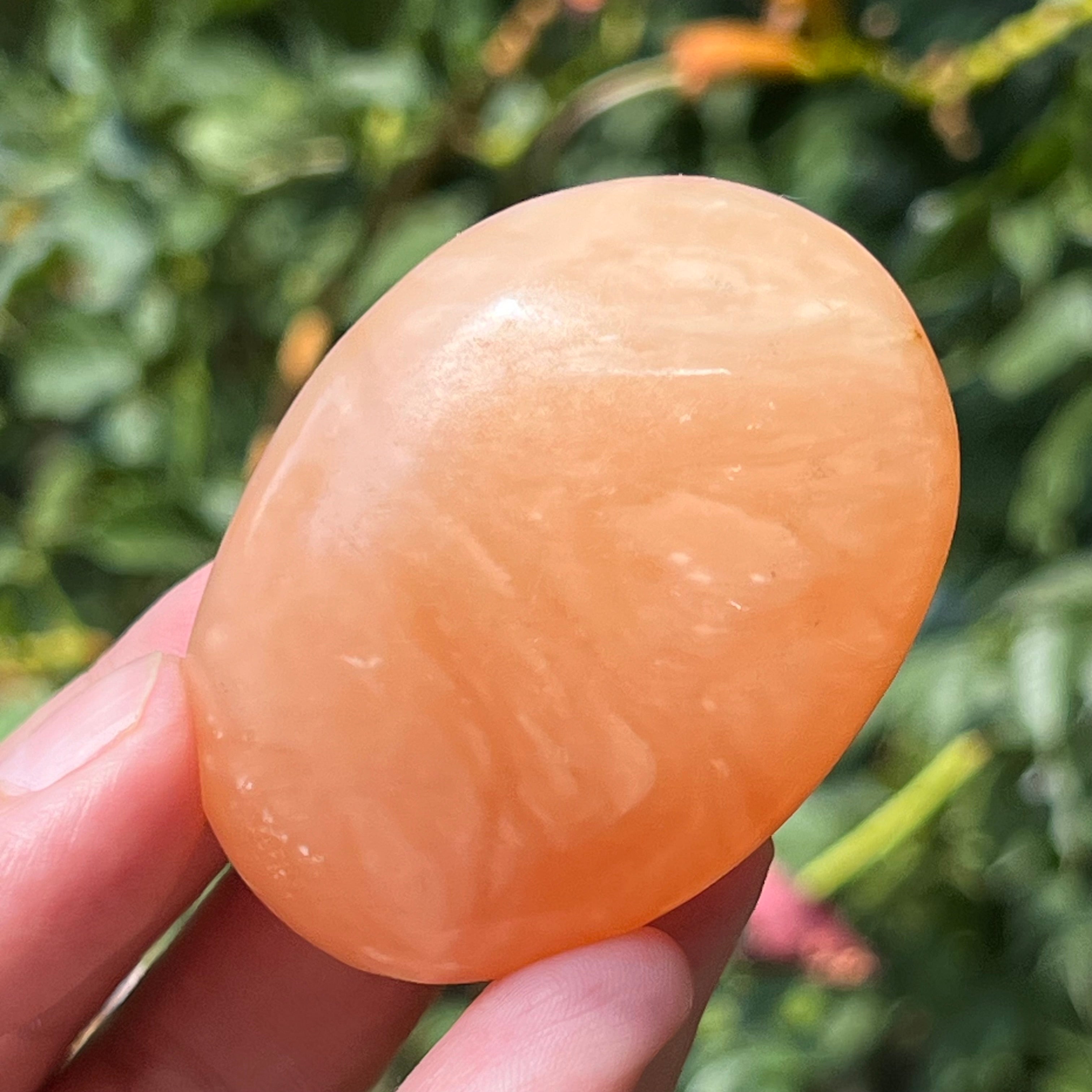 Calcit portocaliu palmstone model 4 (din Madagascar)