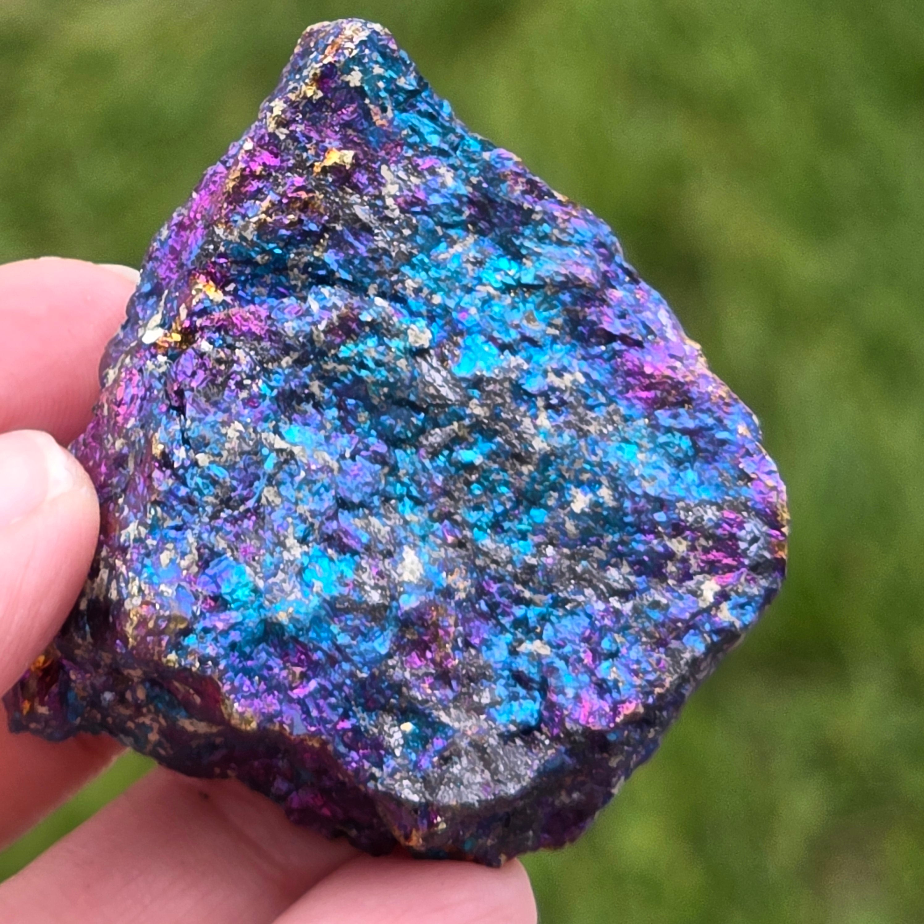 Calcopirita iridescentă din Mexic model 10