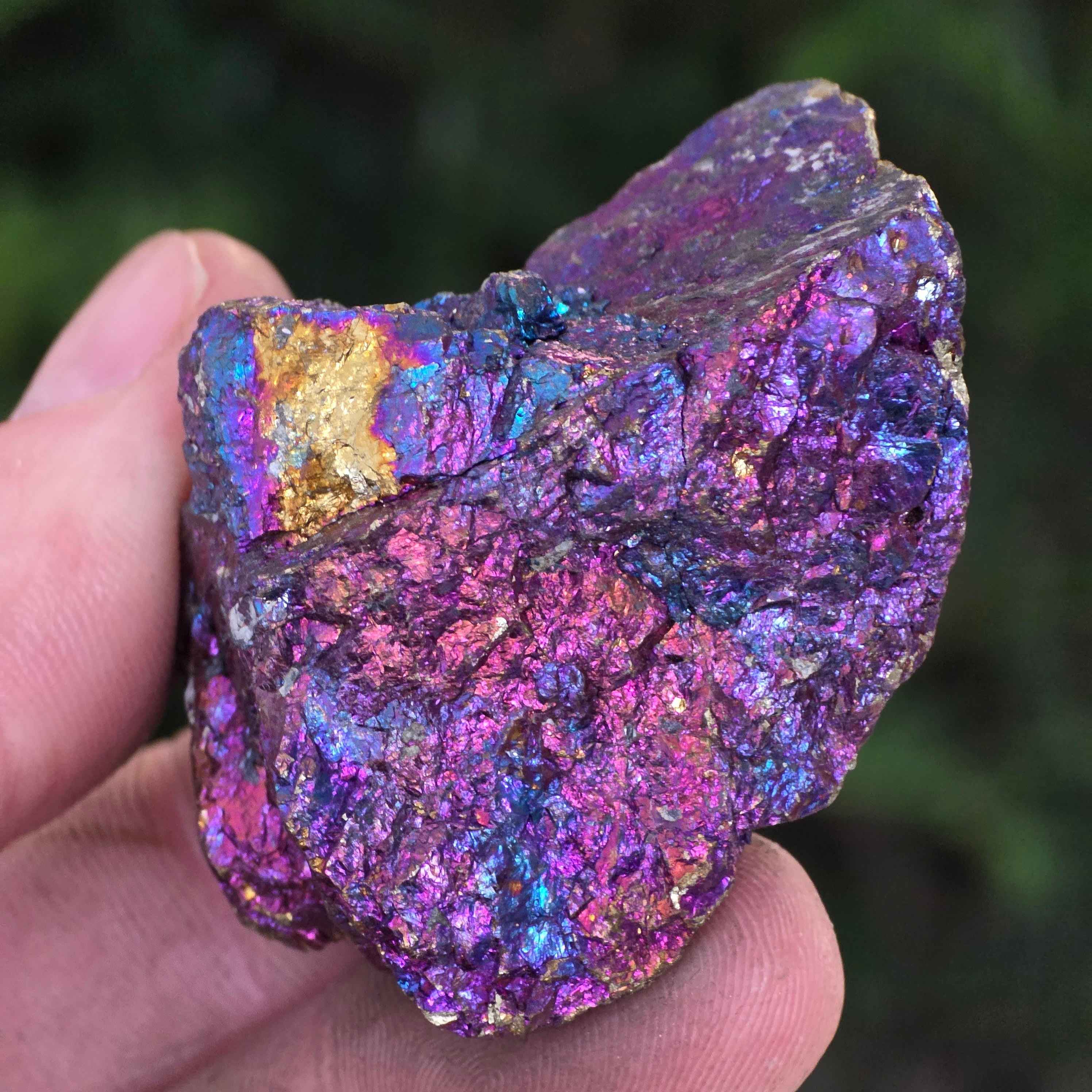 Calcopirita iridescentă din Mexic model 11