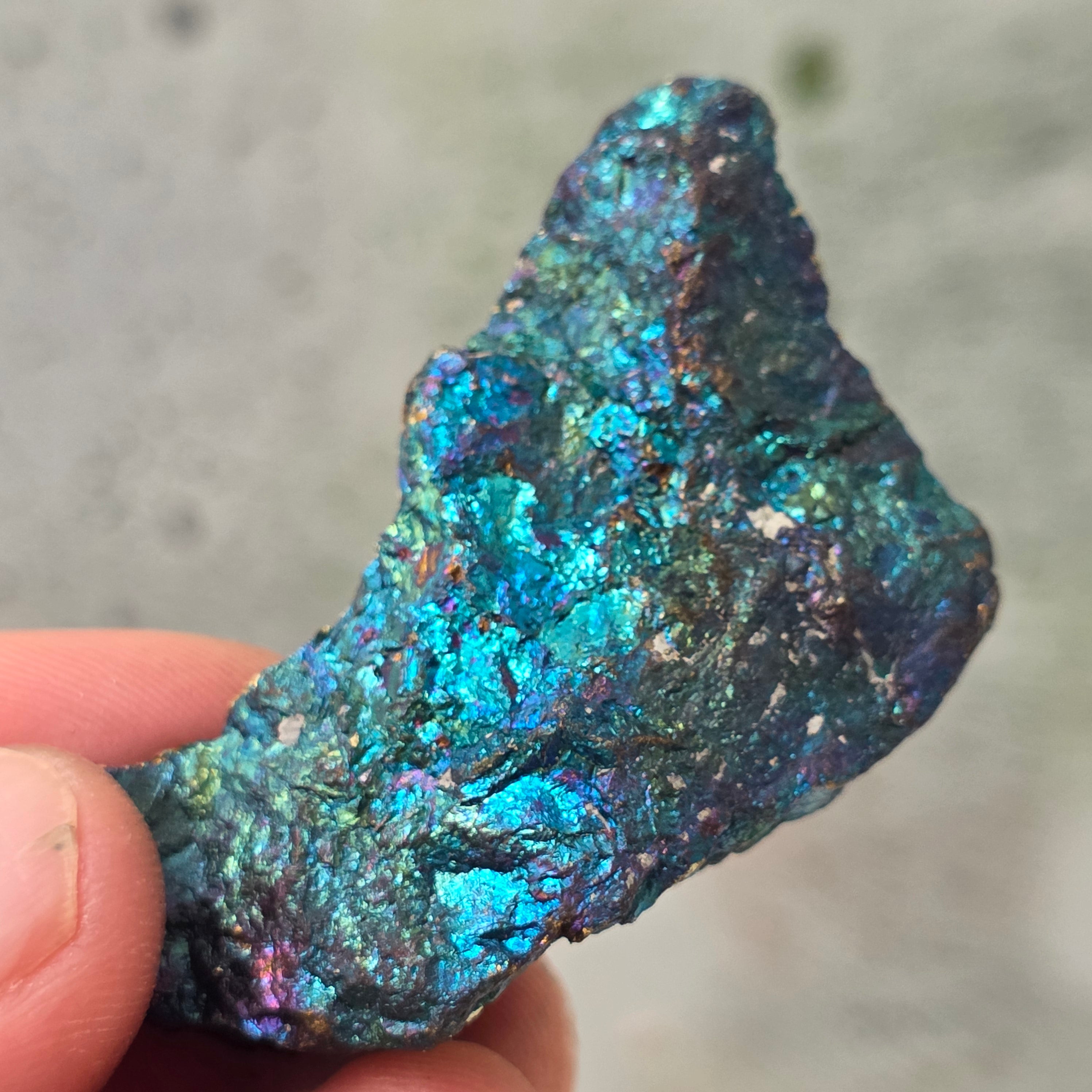 Calcopirita iridescentă din Mexic | Model 13