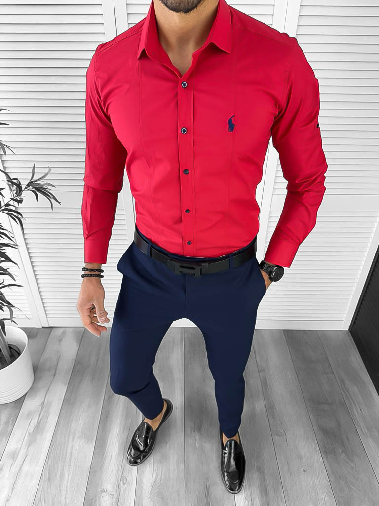 Camasa barbat slim fit rosie 13002 32-4