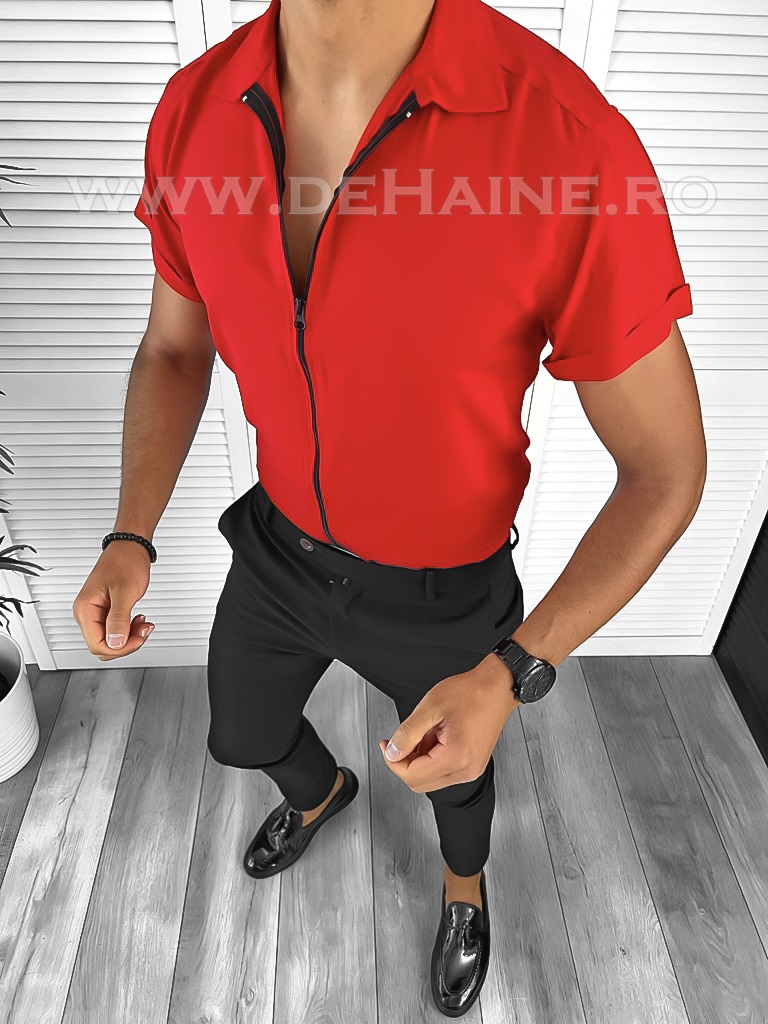 Camasa barbati casual rosie slim fit B8411 P19-1.3
