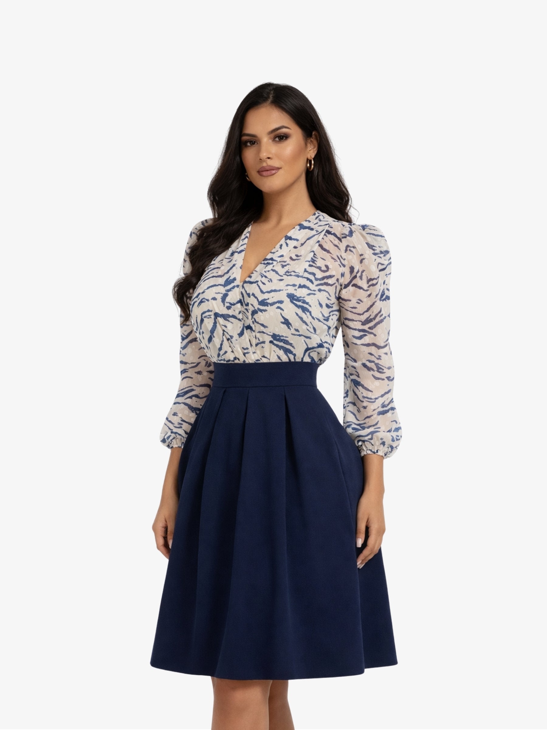 Camasa Eleganta “Naty”, Albastru - S
