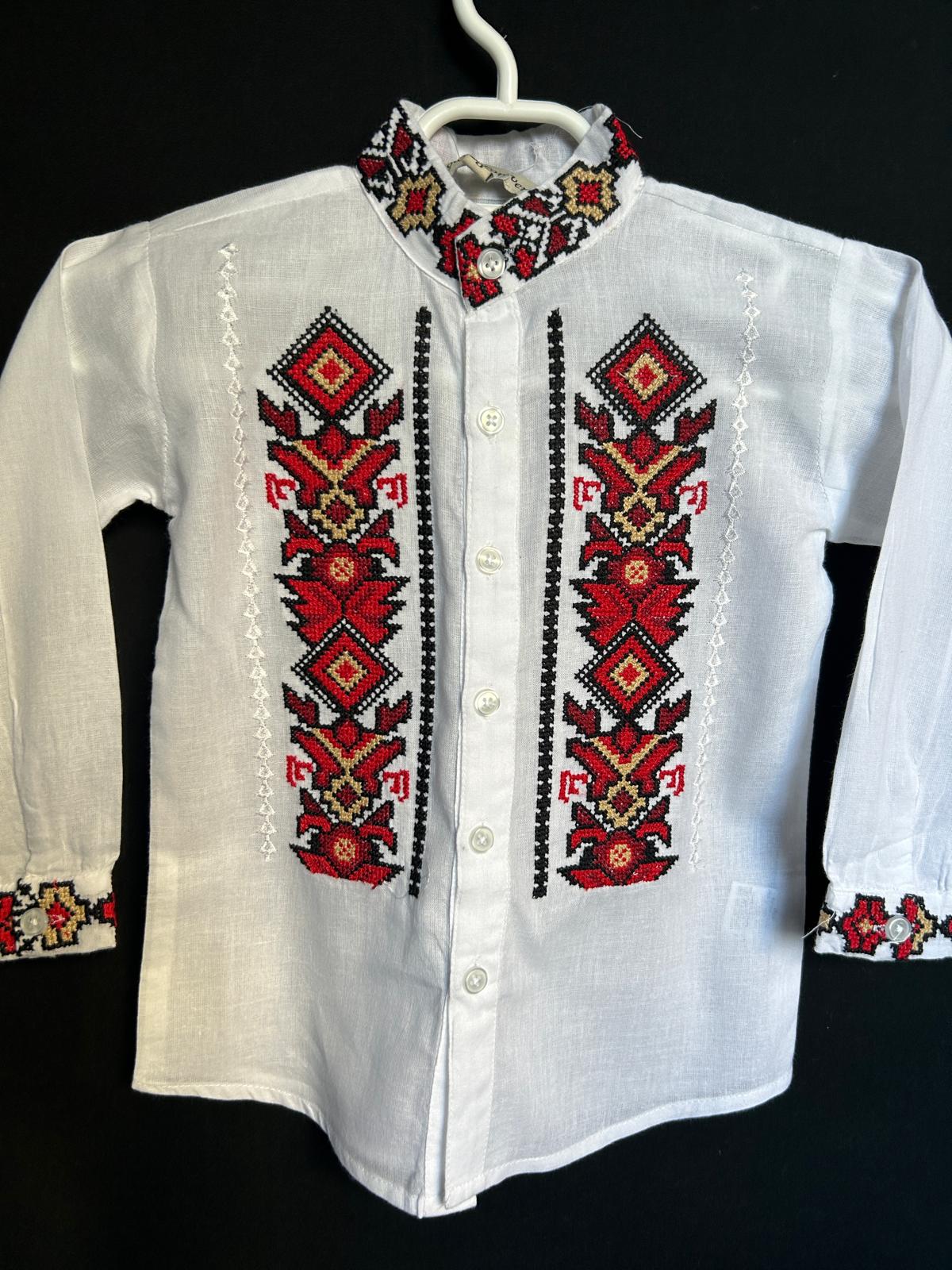 Cămașă tradițională băieți TM1597 *motive geometrice* - 8