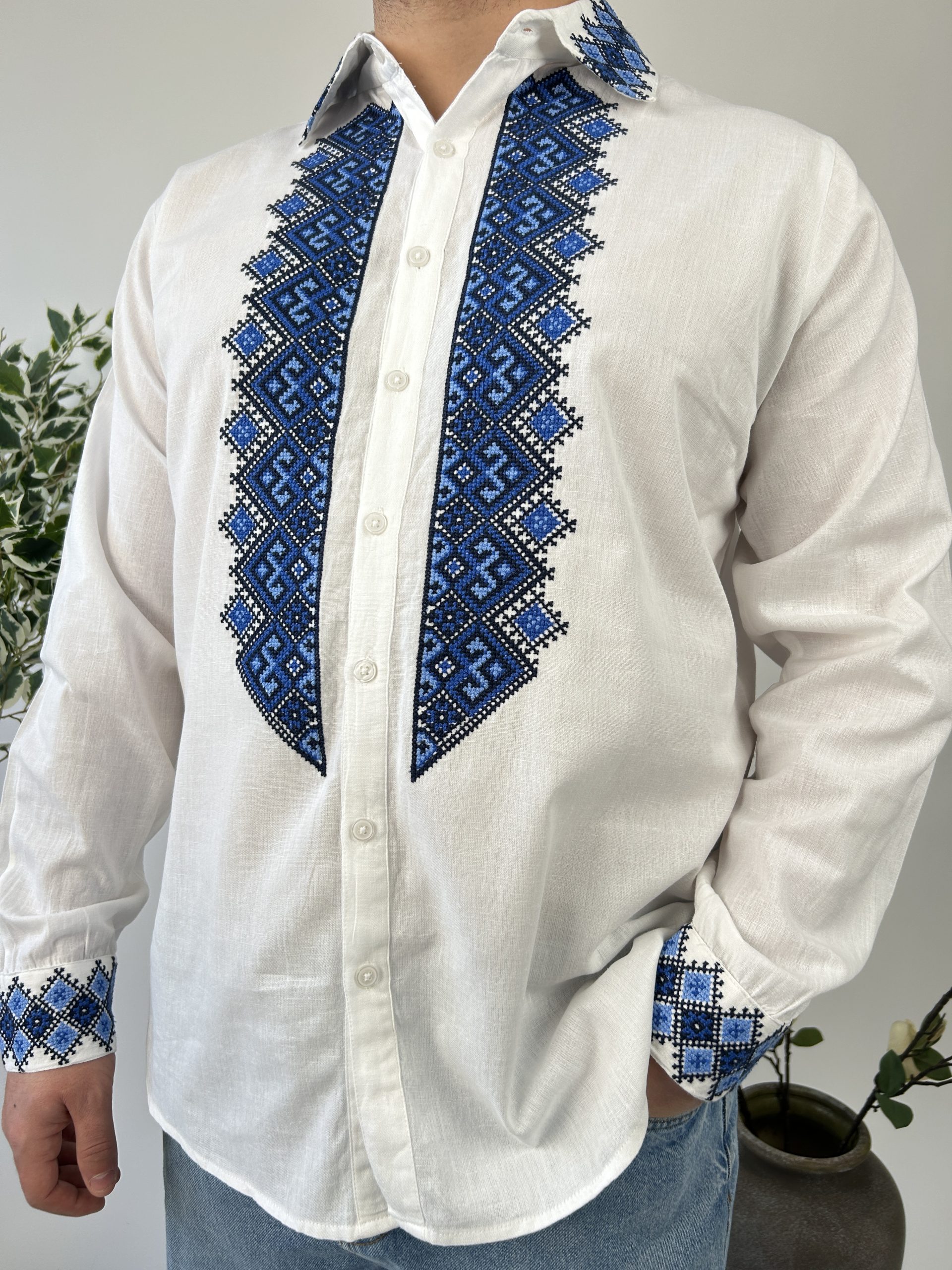 Cămașă tradițională bărbați TM1797 *feerie* - M