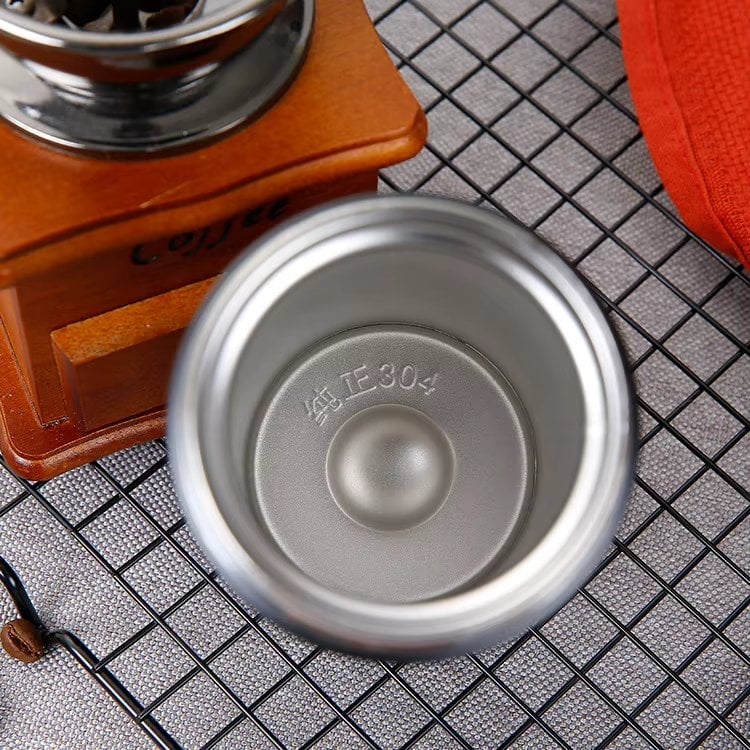 Cana Termos Premium din Inox cu Capac Flip 550 ml, TRM019, Coffee - poza 3