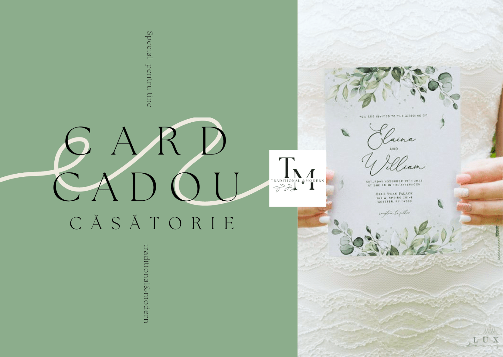 Card cadou căsătorie - 200 LEI