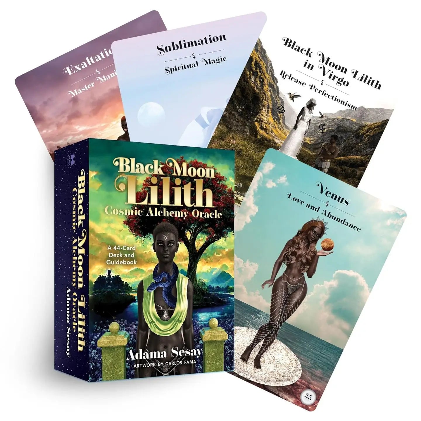 Cărți Oracol de tip Tarot | Black Moon Lilith Cosmic Alchemy