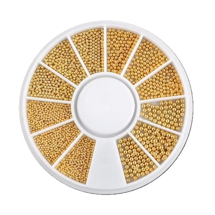 Caviar unghii Marquise, CAV03, Auriu - poza 1