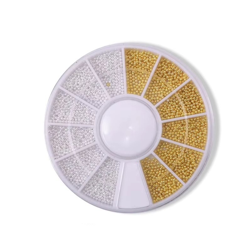 Caviar unghii Marquise, CAV05, Argintiu/Auriu