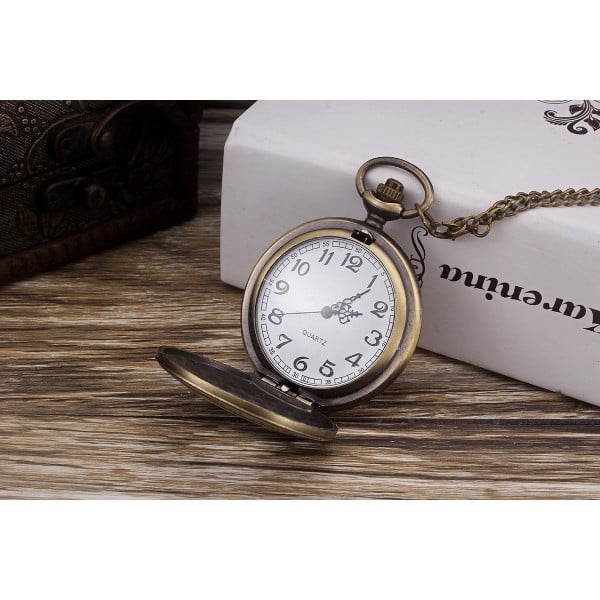 Ceas de buzunar, Moon Star Style CS597, model Retro Vintage - poza 2