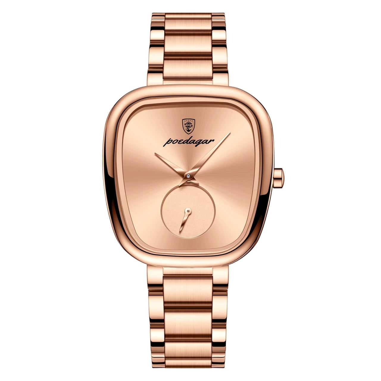 Ceas de dama Poedagar CS1891, otel inoxidabil, rose gold, cadran rose gold - poza 1