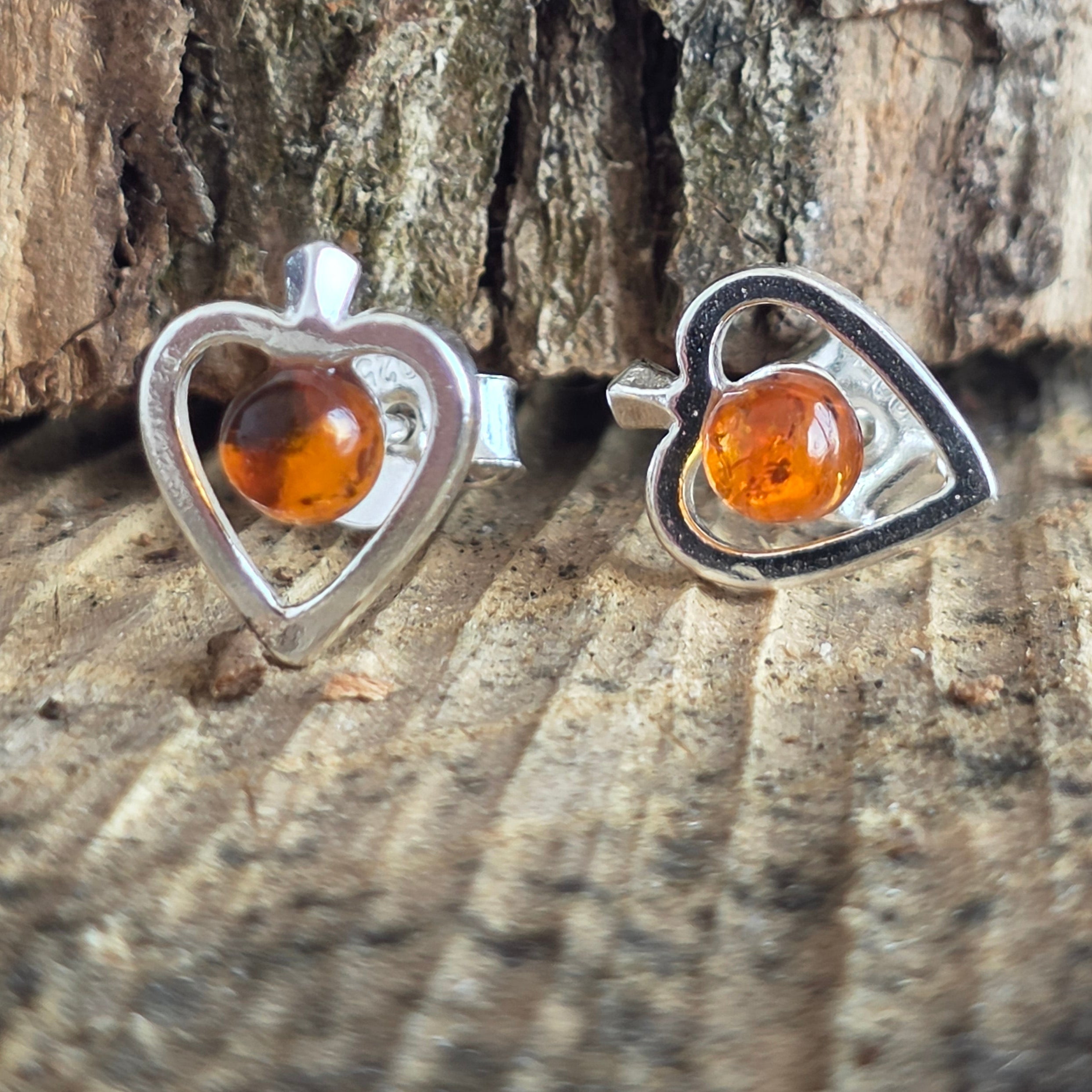 Cercei argint cu chihlimbar Amber30