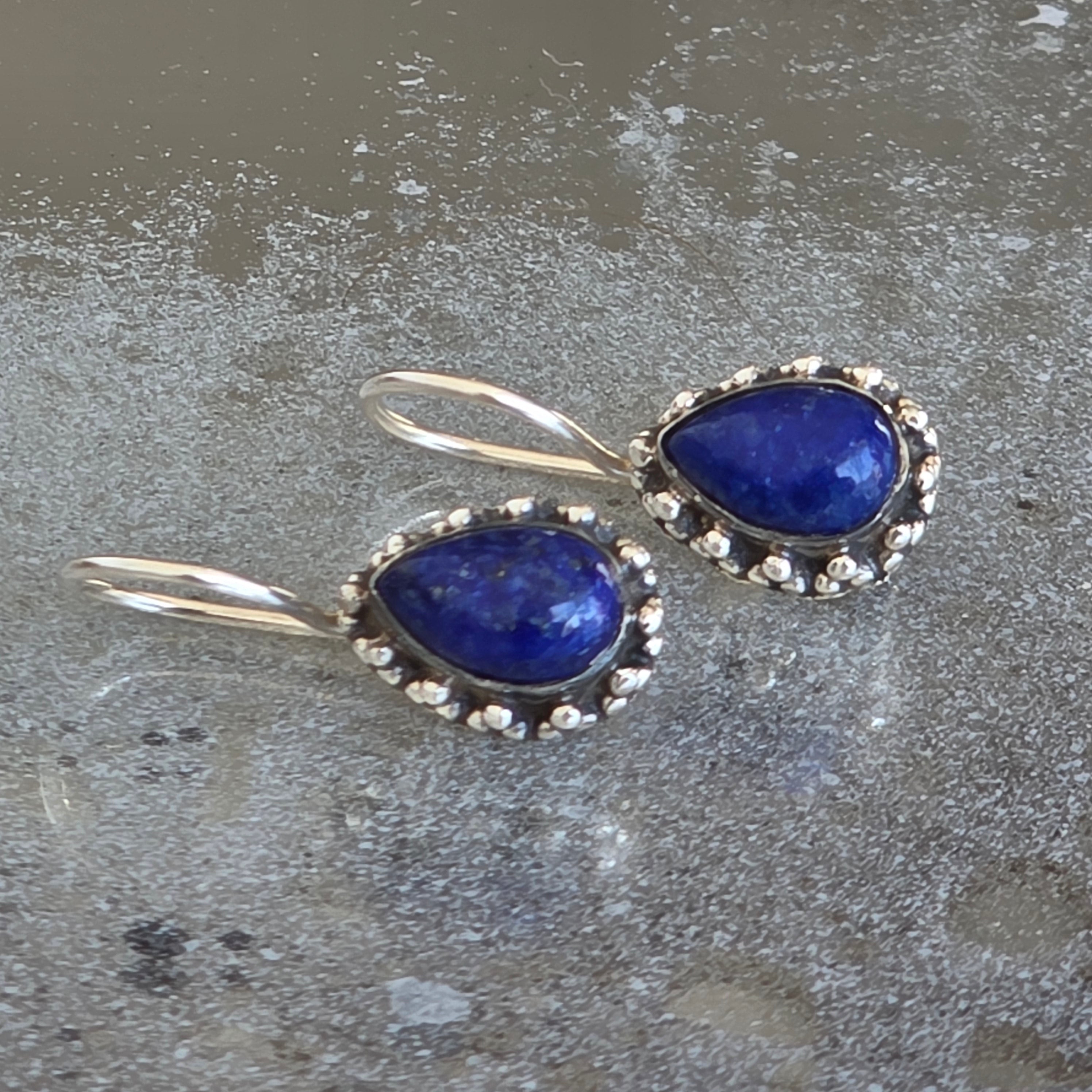 Cercei argint lapis lazuli | Marquise 4