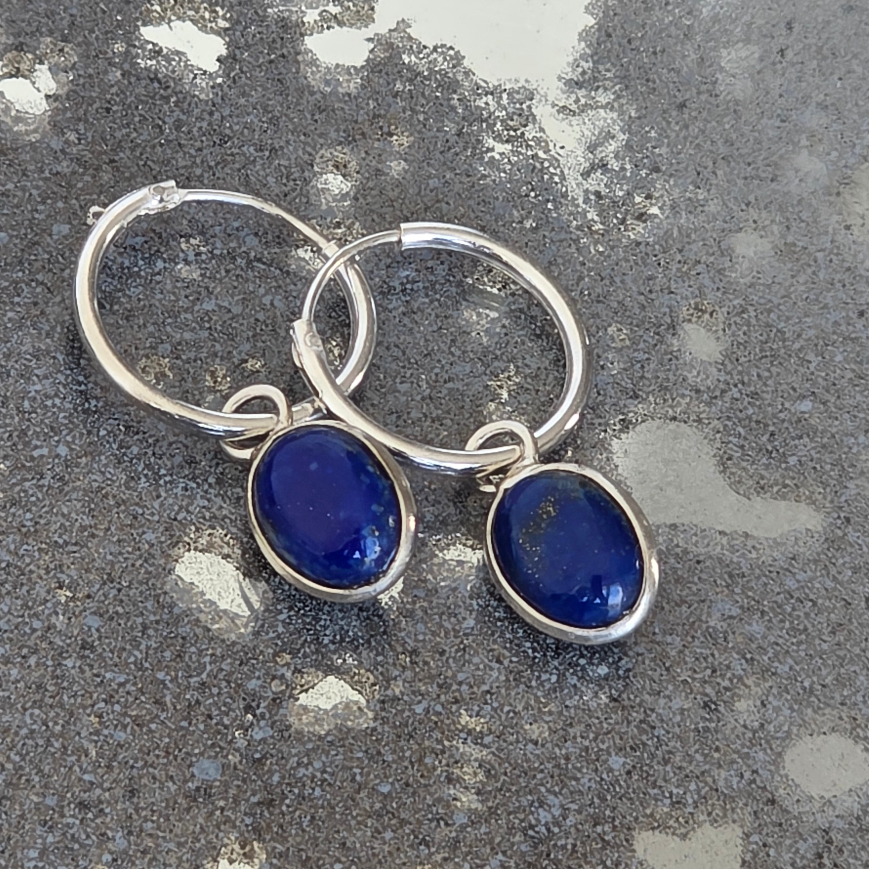 Cercei argint lapis lazuli | Marquise 7