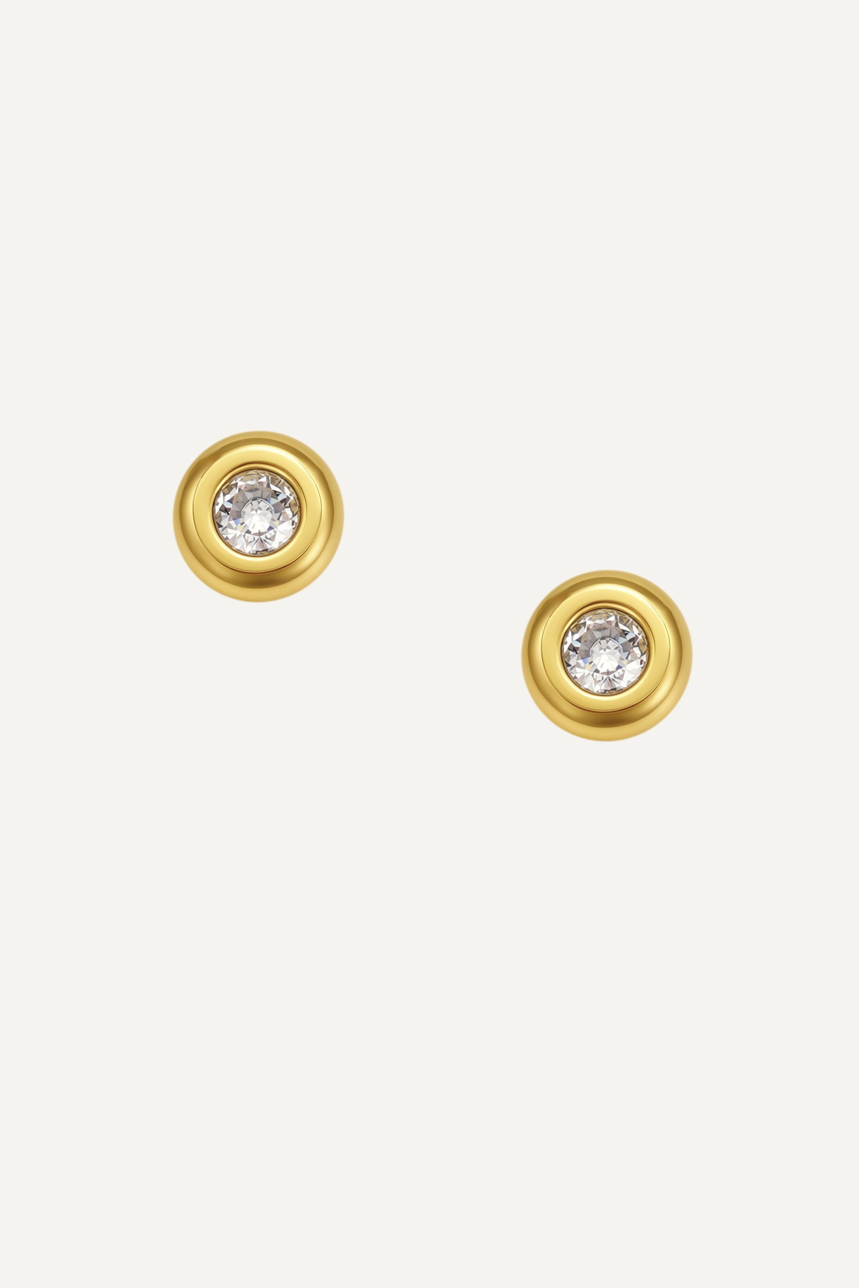 Cercei Bezel Stud - Gold