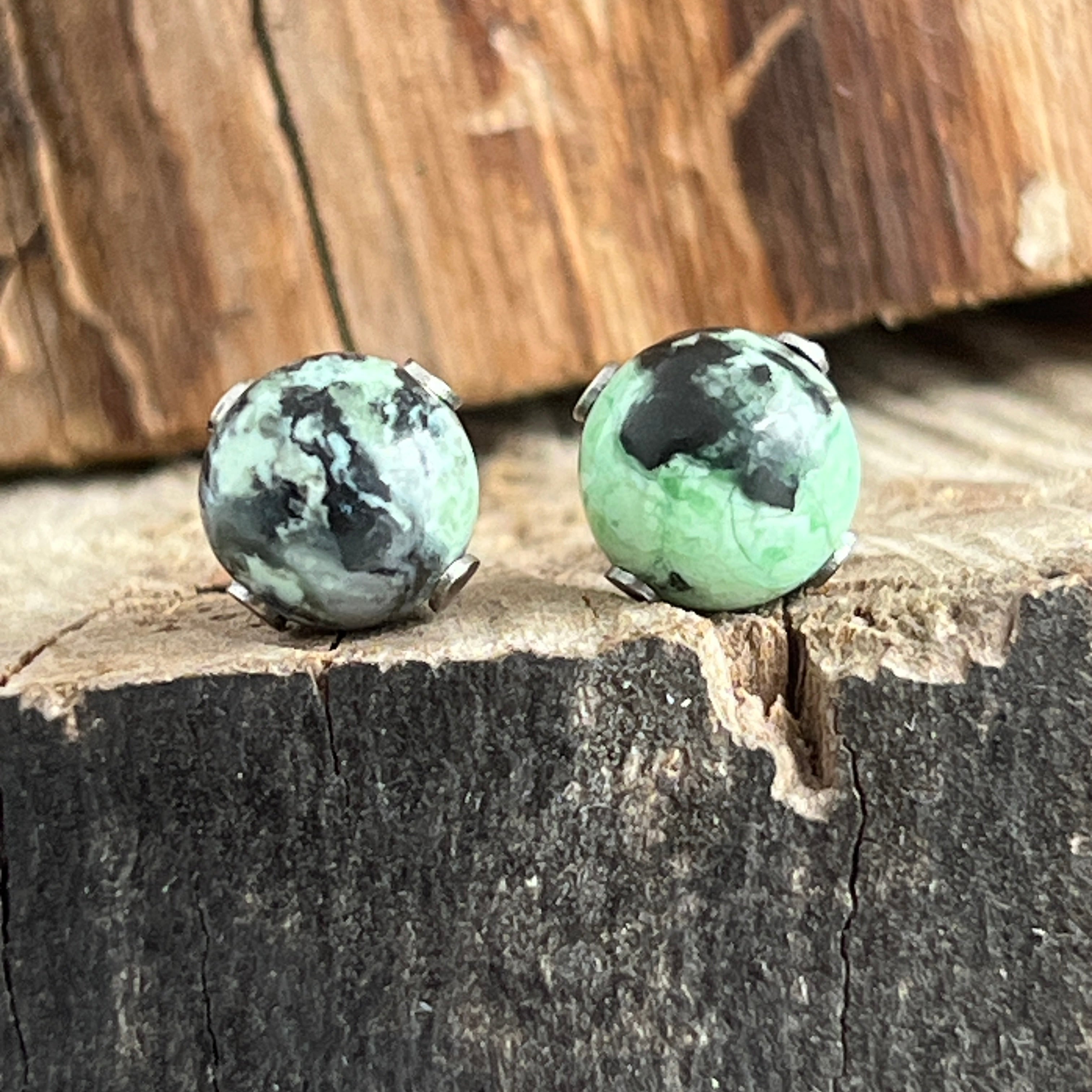 Cercei stud variscit sfere 8 mm
