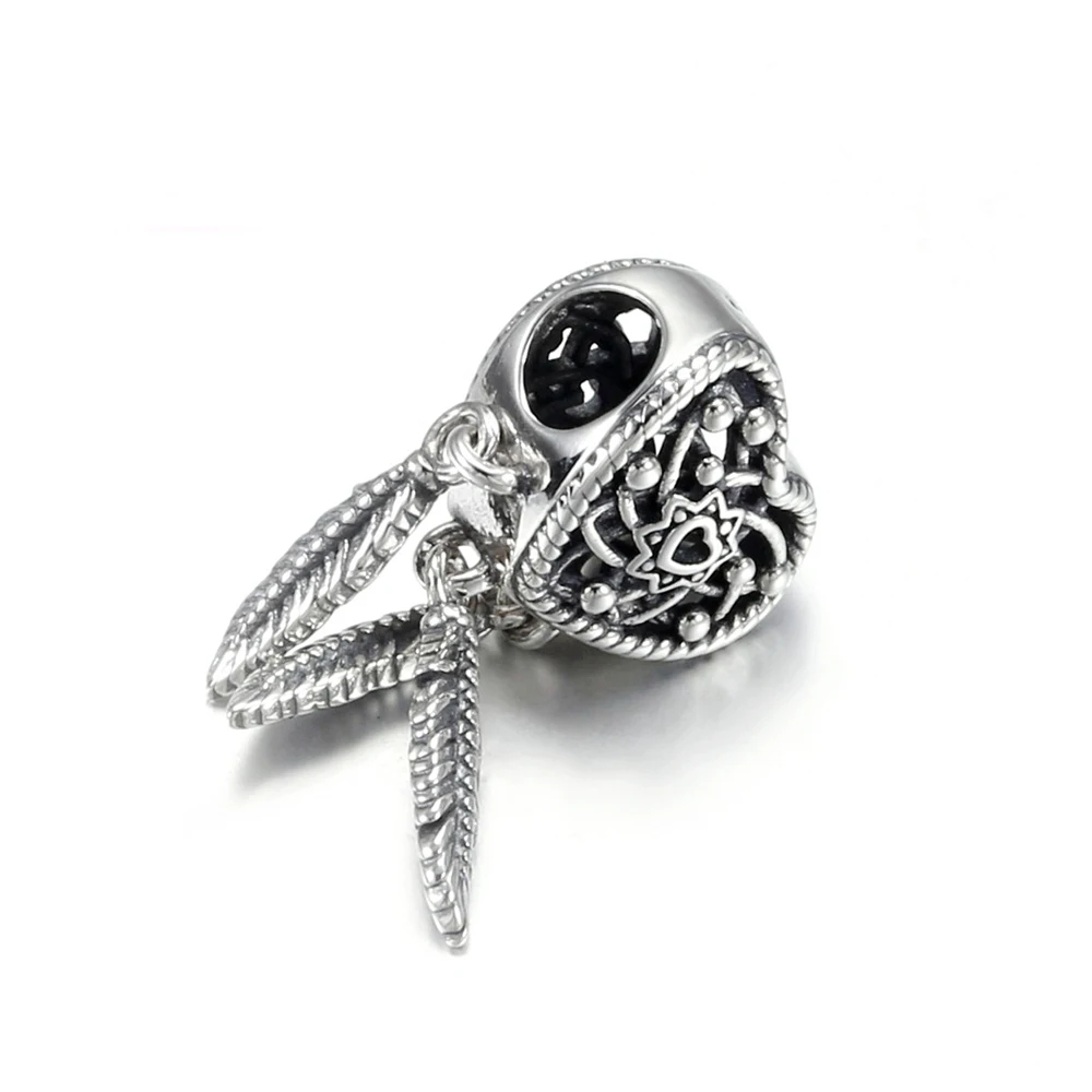 Charm/talisman argint 925, JW1145, model inima si pene, placat cu rodiu - poza 3