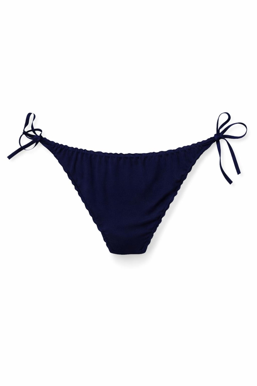 Chiloti din bumbac, pentru dama, 38655-BLUE, Albastru - poza 4
