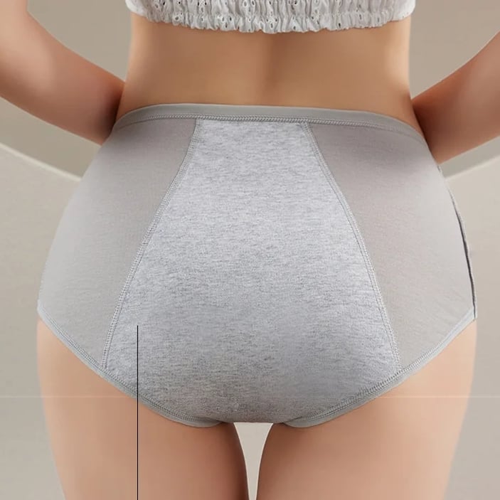 Chiloti Menstruali, Reutilizabili, Bumbac, CH073, Negru - poza 3