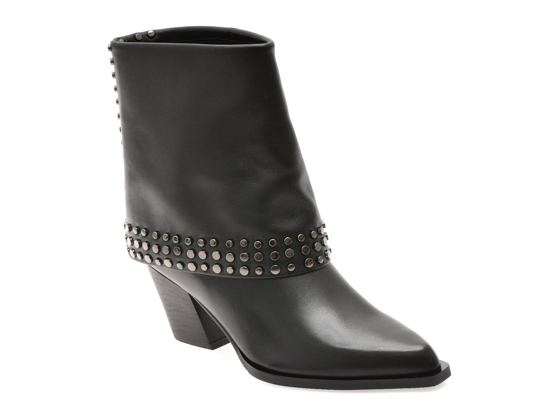 Ciocate elegante EPICA negre, EB874, din piele naturala