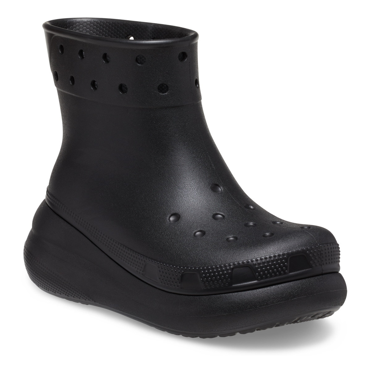 Cizme Crocs Classic Crush Rain Boot Negru - Black - poza 2