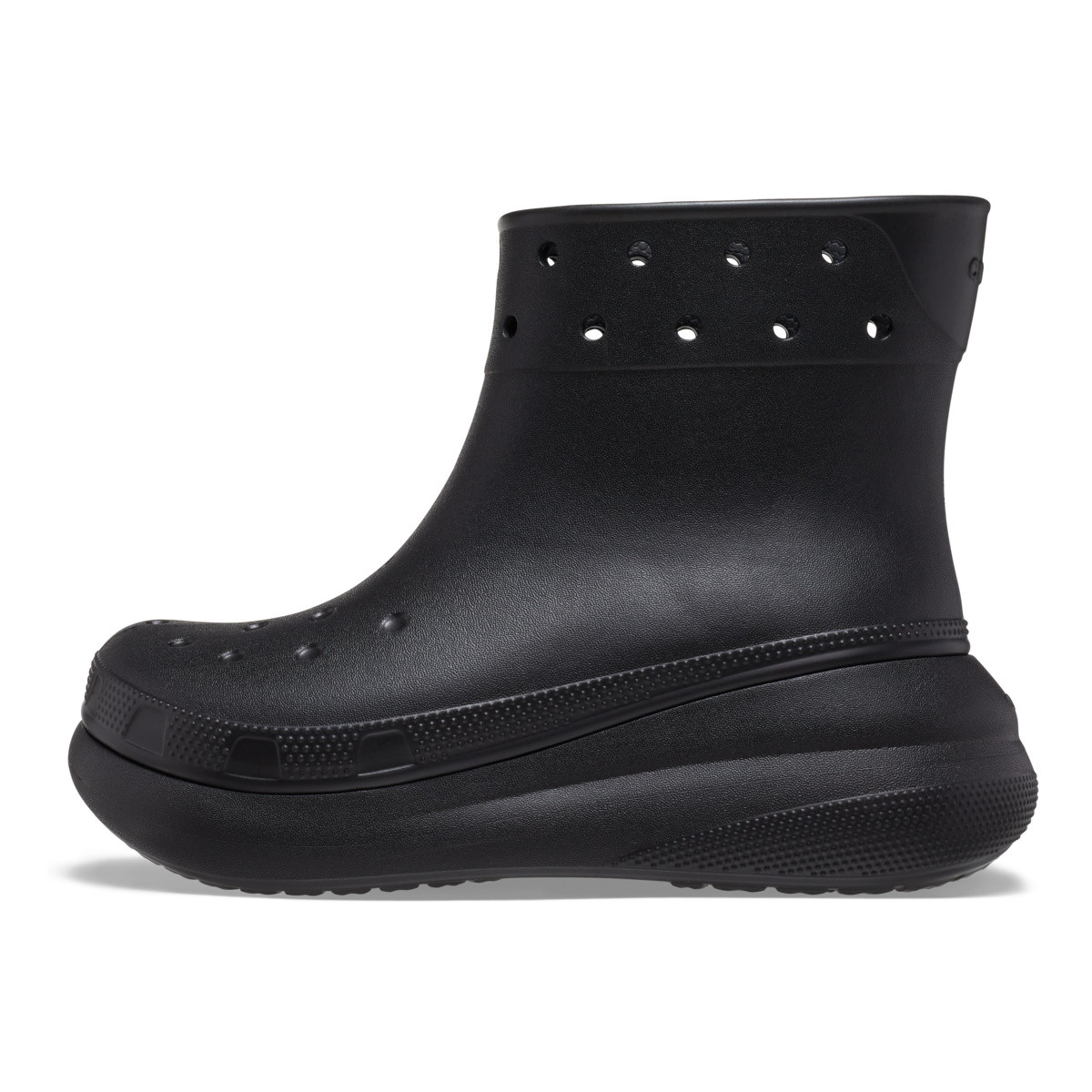 Cizme Crocs Classic Crush Rain Boot Negru - Black - poza 3