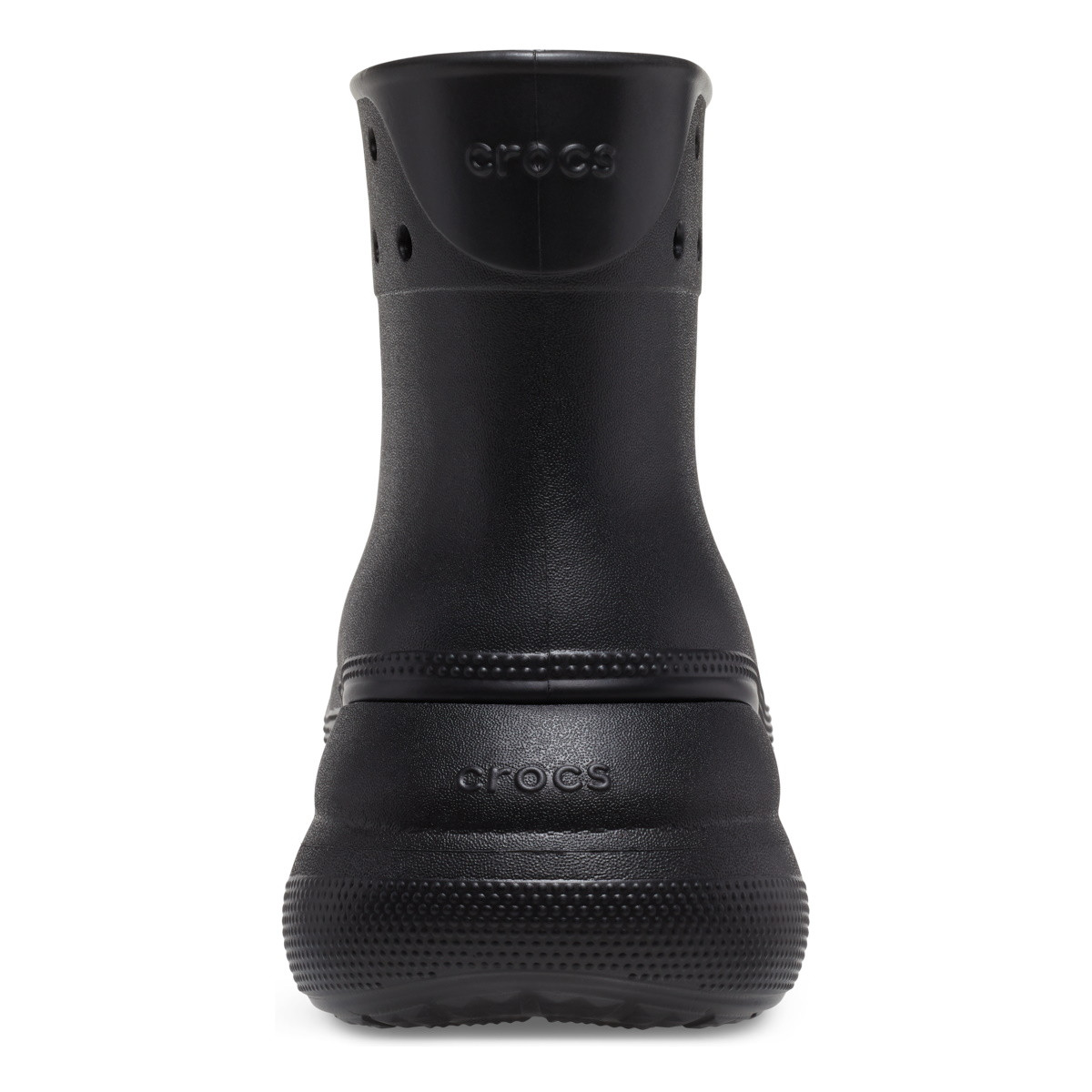 Cizme Crocs Classic Crush Rain Boot Negru - Black - poza 4