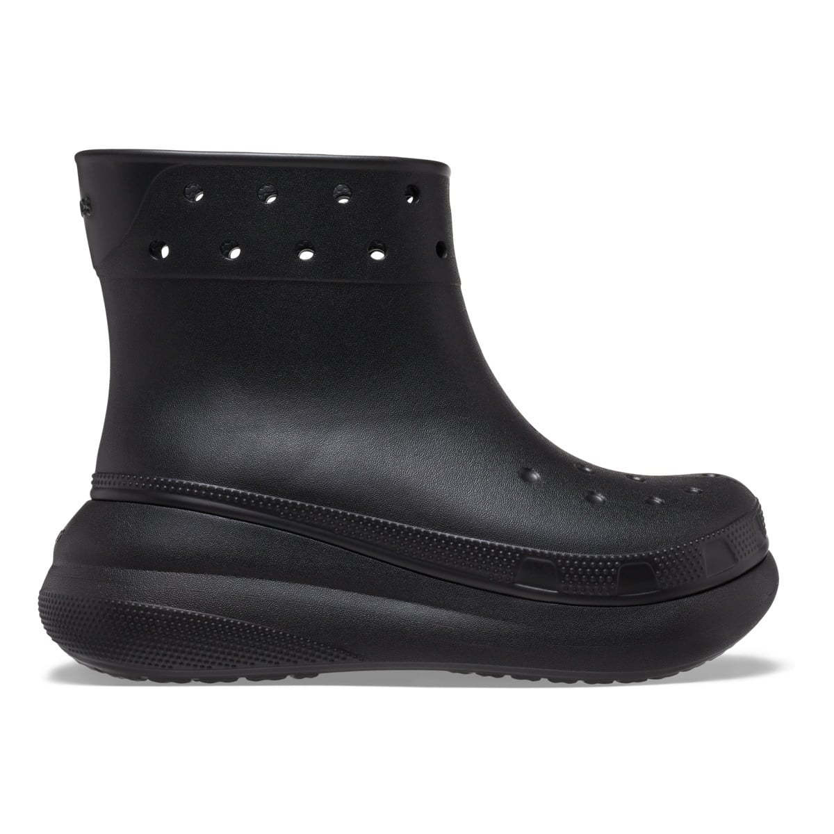 Cizme Crocs Classic Crush Rain Boot Negru - Black - poza 1