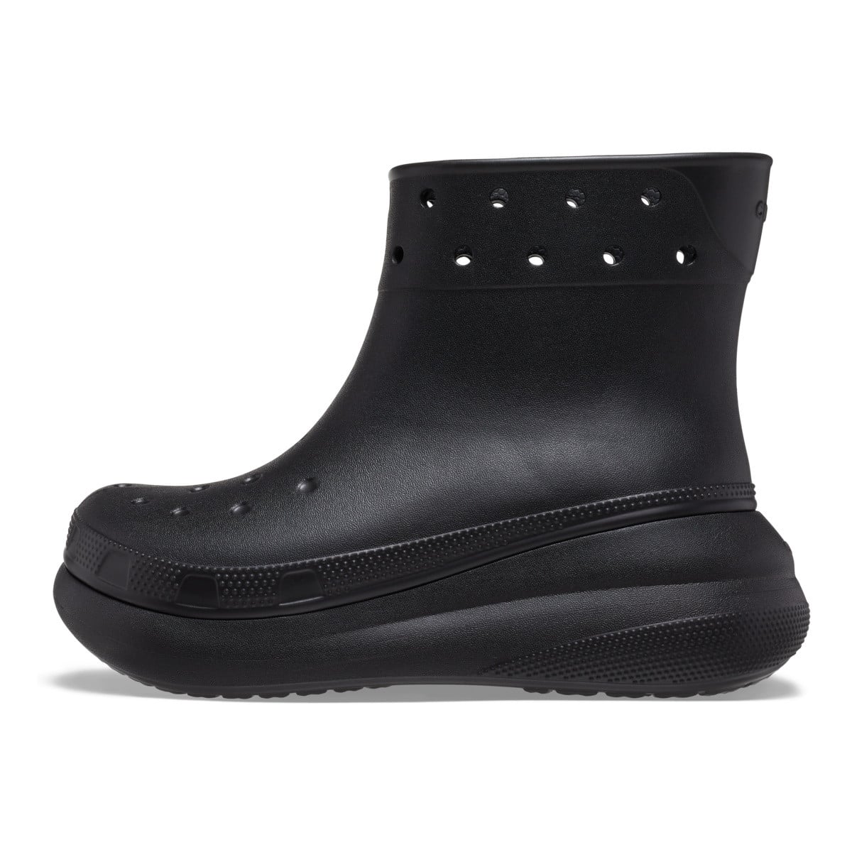 Cizme Crocs Classic Crush Rain Boot Negru - Black - poza 3