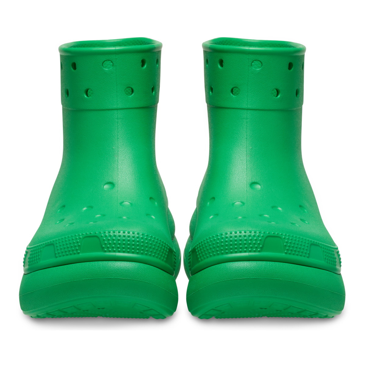 Cizme Crocs Classic Crush Rain Boot Verde - Grass Green - poza 4