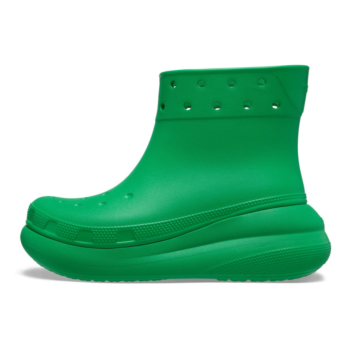 Cizme Crocs Classic Crush Rain Boot Verde - Grass Green - poza 3