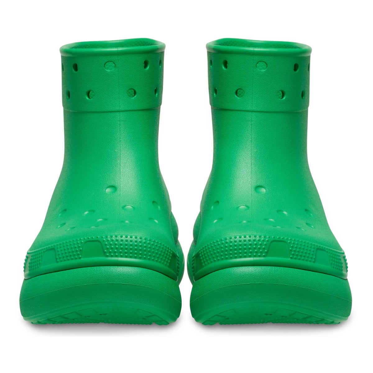 Cizme Crocs Classic Crush Rain Boot Verde - Grass Green - poza 4