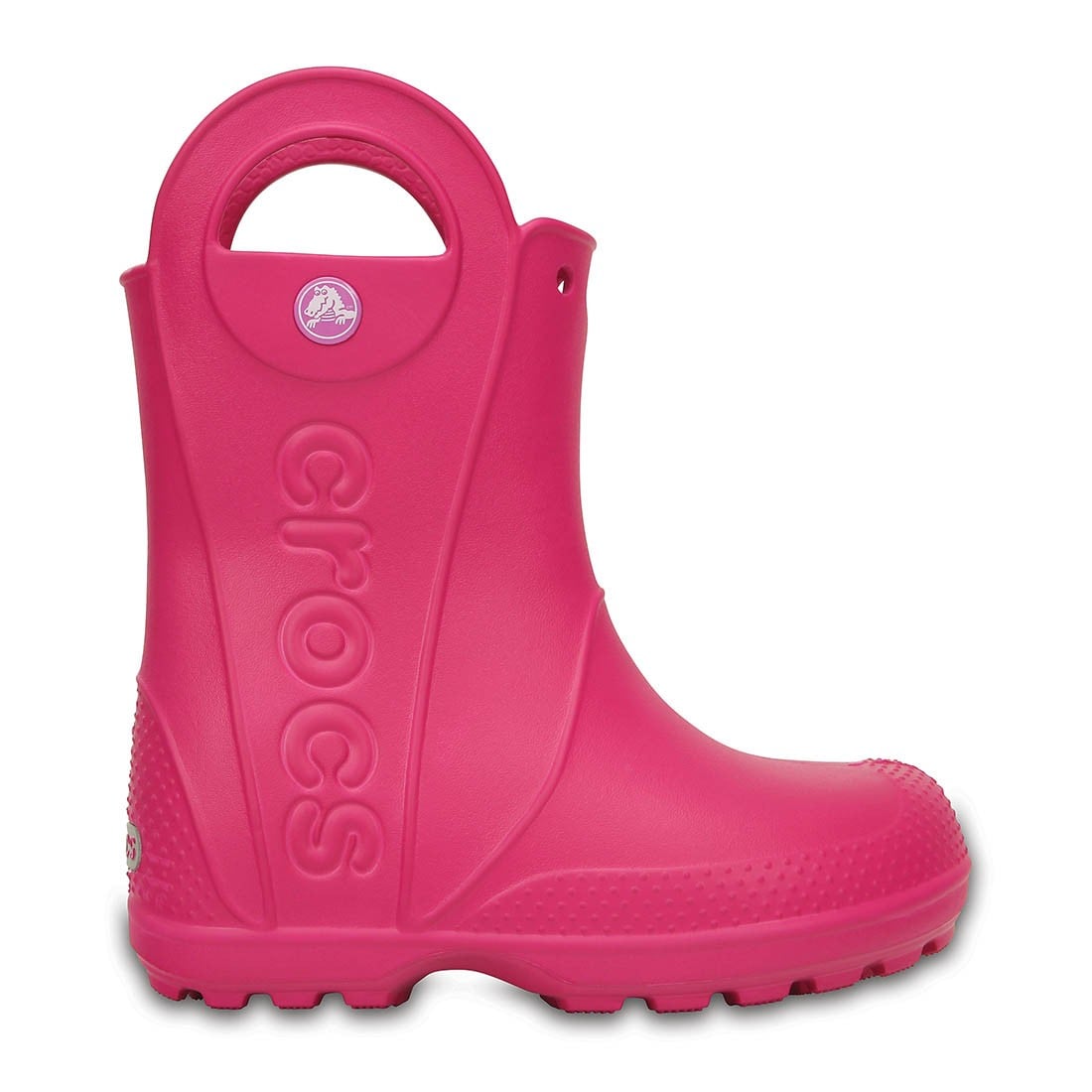 Cizme Crocs Handle It Rain Boot Roz - Candy Pink - poza 1