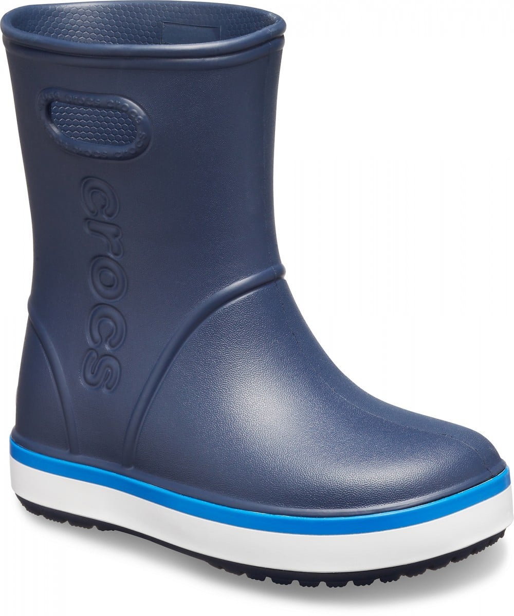 Cizme Crocs Kids' Crocband Rain Boot Albastru - Navy/Bright Cobalt - poza 2