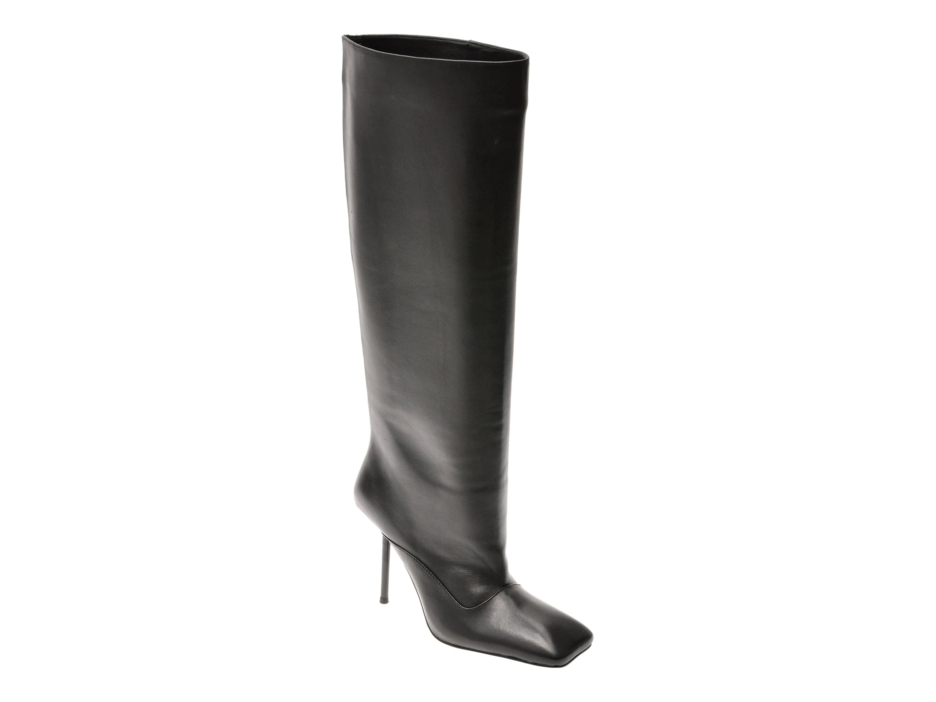 Cizme elegante EPICA PREMIUM negre, HF1432, din piele naturala