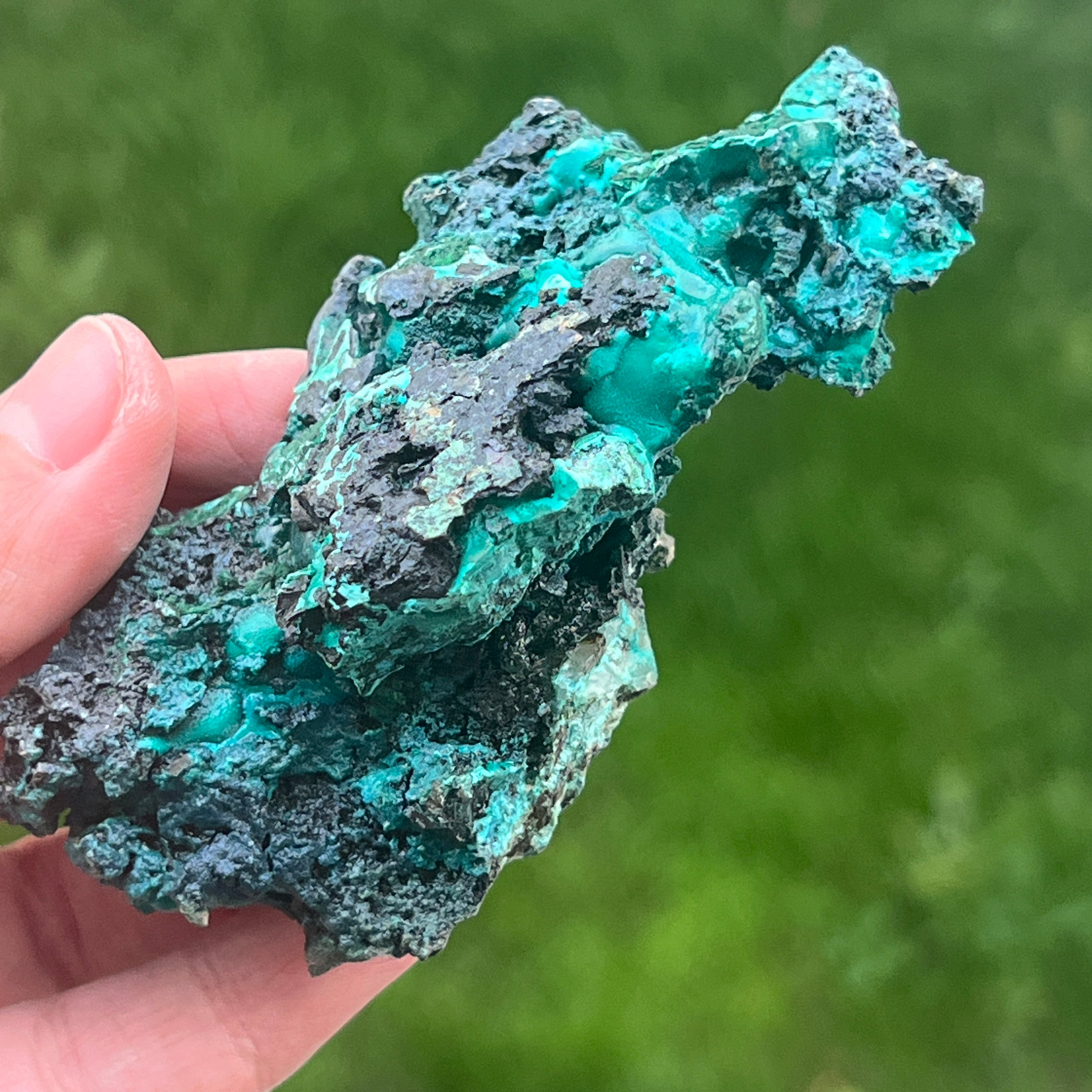 Cluster crisocola botrioidală din Congo | Model 13
