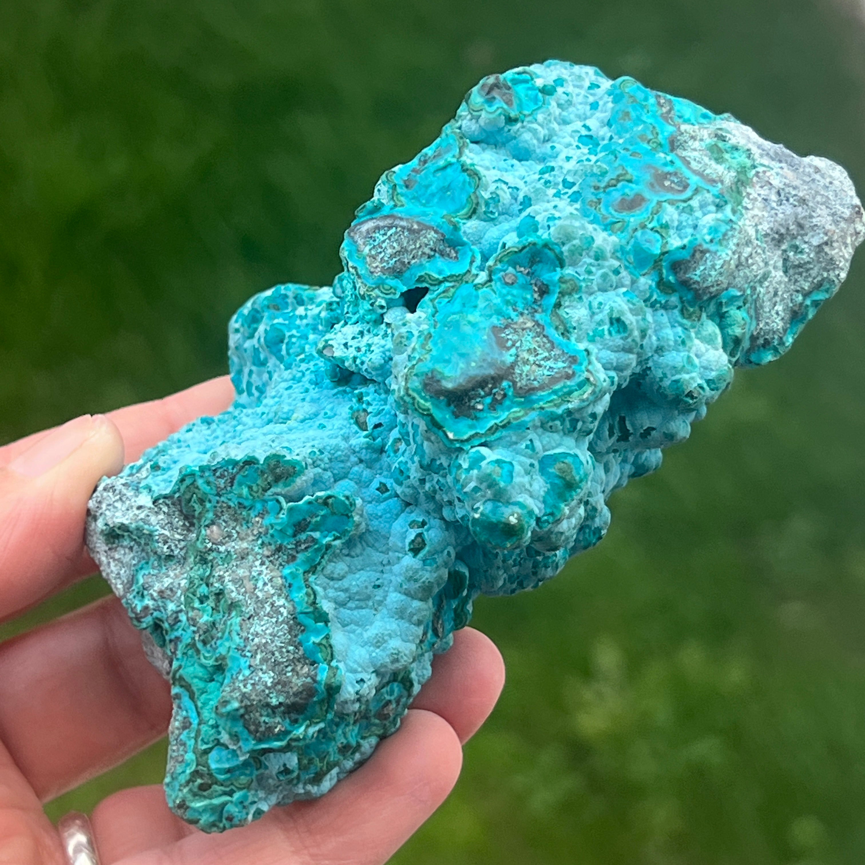 Cluster crisocola botrioidală din Congo | Model 9