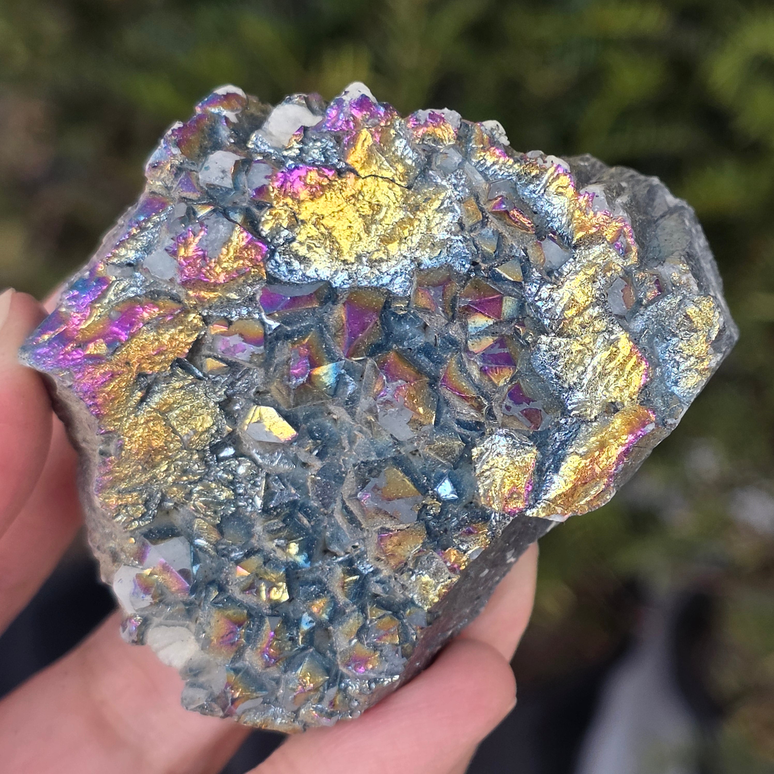 Cluster cuart incolor Aura Titanium | Model 2