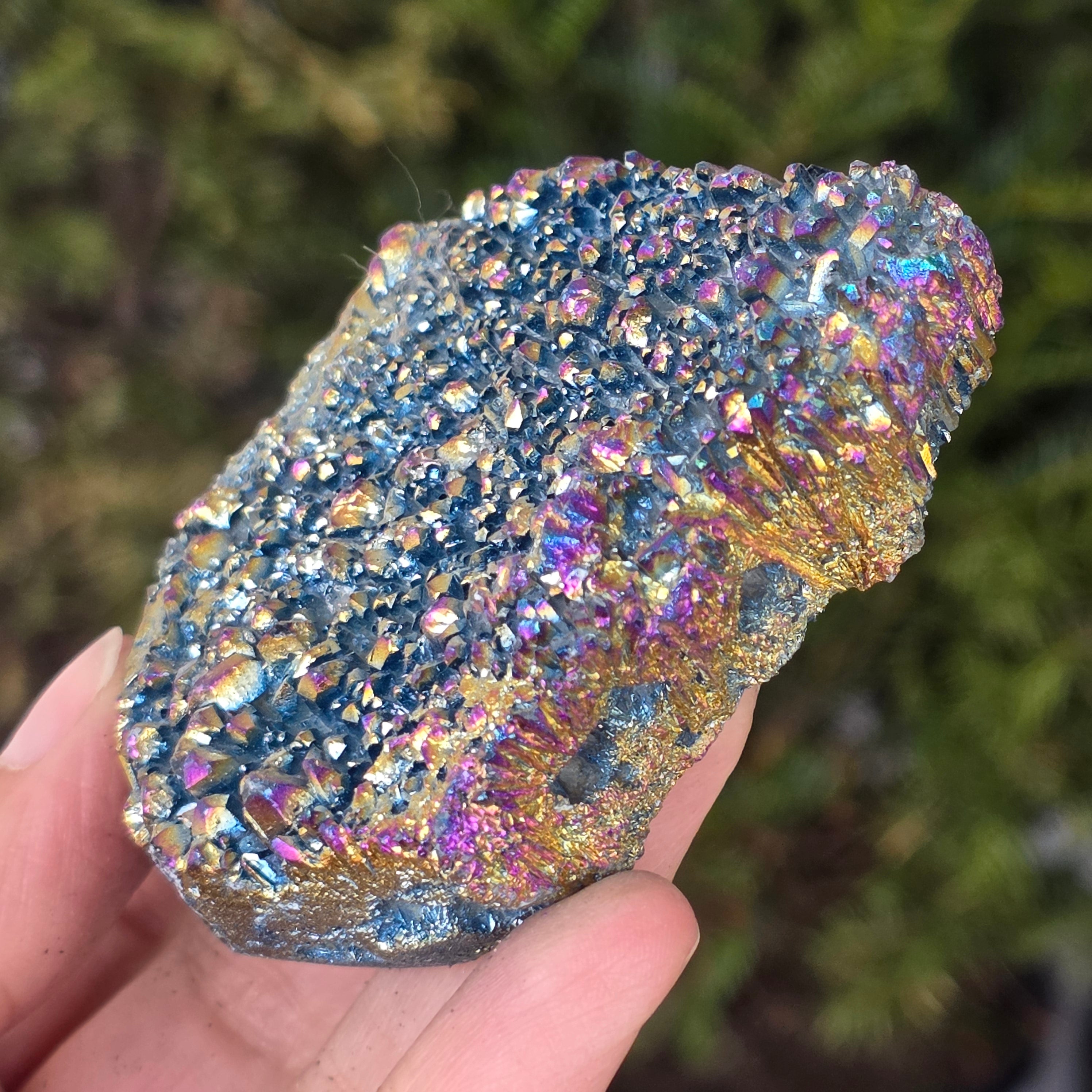 Cluster cuart incolor Aura Titanium | Model 6