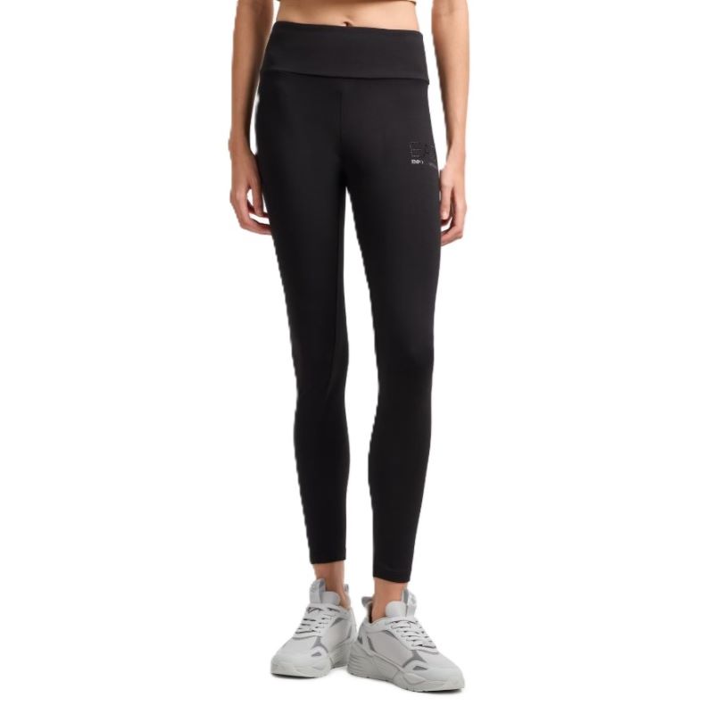 Colanti EA7 W LEGGINGS HIGH WAIST FANCY STRASS - poza 1