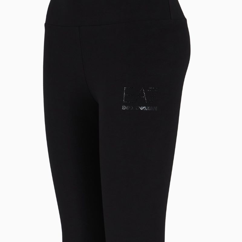 Colanti EA7 W LEGGINGS HIGH WAIST FANCY STRASS - poza 5