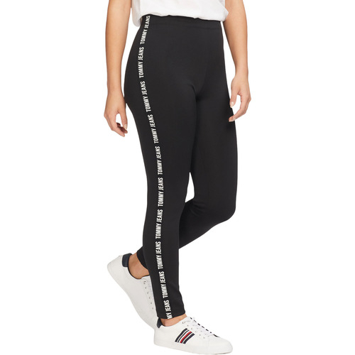 Colanti femei Tommy Jeans Skinny Tape Legging DW0DW10346BDS - poza 1