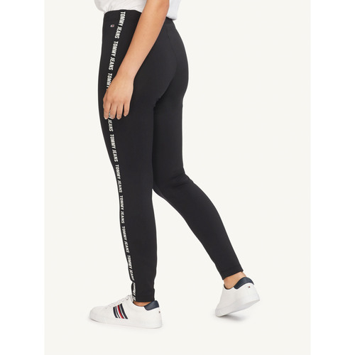 Colanti femei Tommy Jeans Skinny Tape Legging DW0DW10346BDS - poza 2
