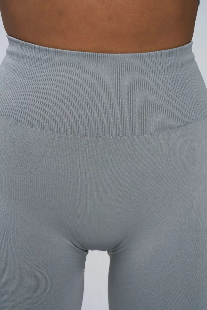 Colanți Seamless Push-Up cu Efect de Ridicare și Evidențiere a Feselor, LGS15, gri - poza 5