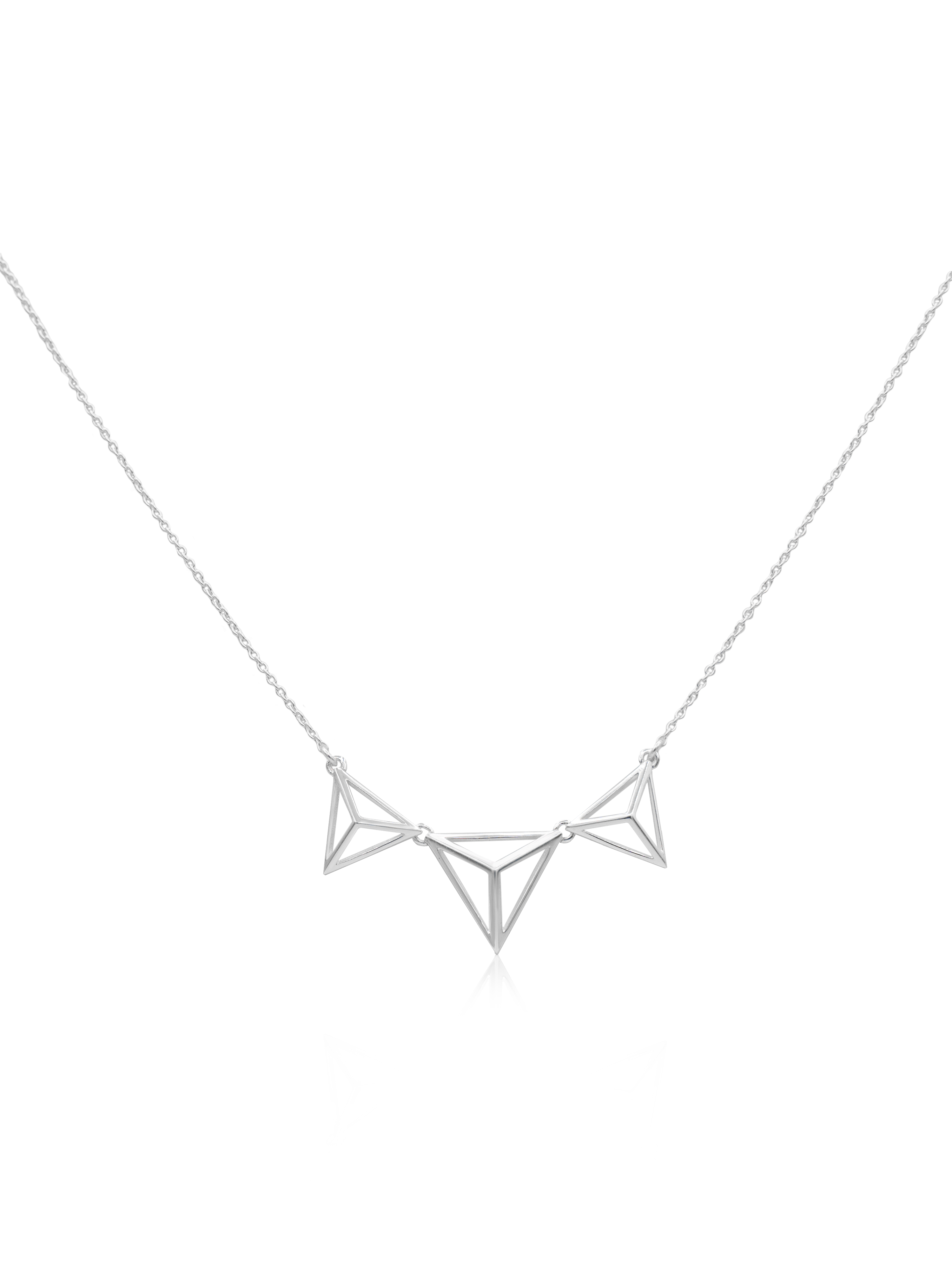 Colier Argint 3D Minimal