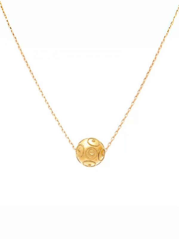Colier Argint Aurit - Beads