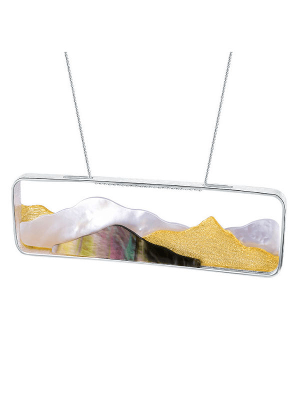 Colier Argint – Peisaj Montan