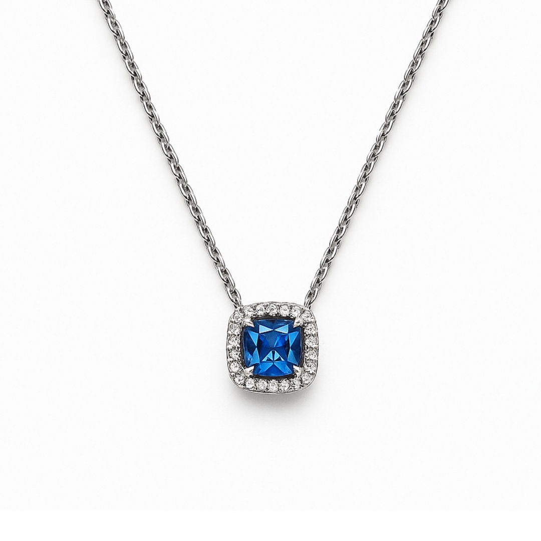 Colier Blue Silver Cu Argint