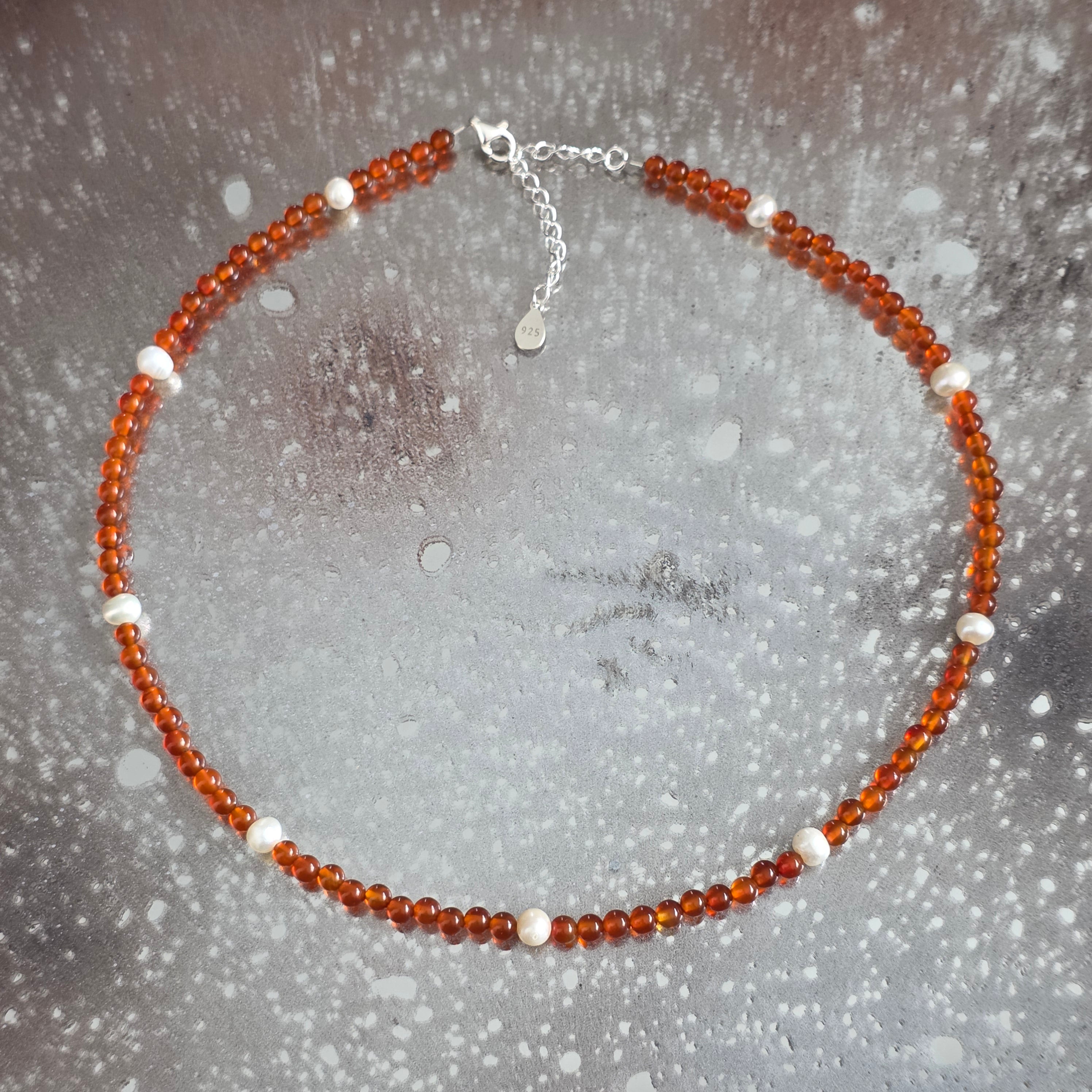 Colier carneol Ember Grace #128